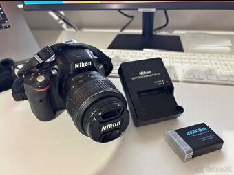 Nikon D5100 + objektív AF-S Nikkor 1:18-55mm 3.5-5.6G VR