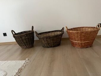 Pletený kôš, prutené koše, darčekové koše vhodné na ovocie..