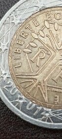 2€ minca Francúzsko,chyba v razbe 2001