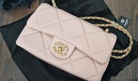 Nová luxusná kabelka CHANEL ružová real foto