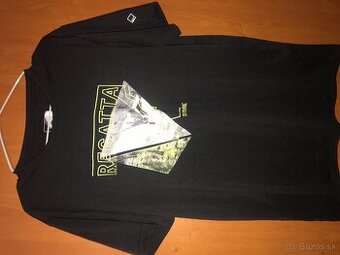 NOVÉ REGATTA originál black pánske/ outdoorové tricko L/XL