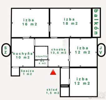 REZERVOVANÉ:Najväčší 4-izbový byt na Vlčincoch