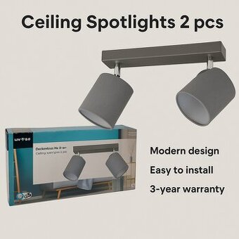 🛋️ Stropné svietidlo 2x LED – nové, v krabici