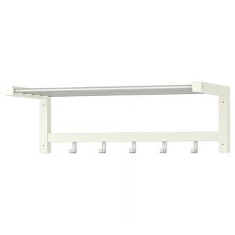 Sada ikea nábytku TJUSIG do predsiene (regál + vešiak)