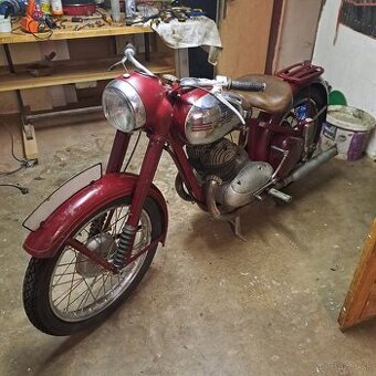 Jawa perak 350 18 rok 1954