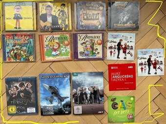CD hudobne a DVD pre DETI