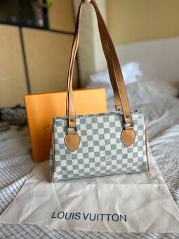 Biela kabelka Louis Vuitton sachovnica