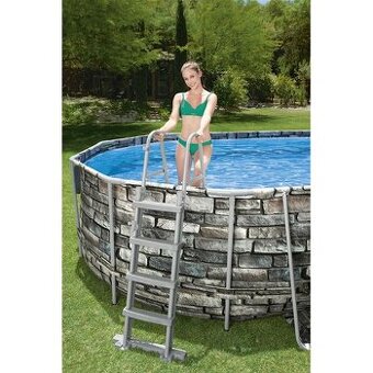 Predám úplne nové schody (rebrík) do bazéna Bestway 122cm