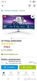 34" Philips 34M2C8600 Evnia