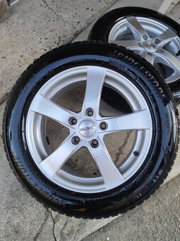 Hliníkové disky Dezent R16 6,5J ET48 + zimné pneu
