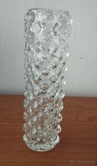 Sklenená váza - P.PÁNEK - Sklo Union -Libochovice
