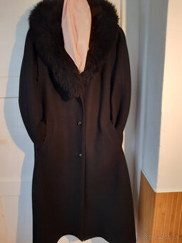 Dámsky kabát čierny č.40 - 1