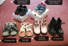 Topánky pre dievcatko 20, 21 a 22 - 1