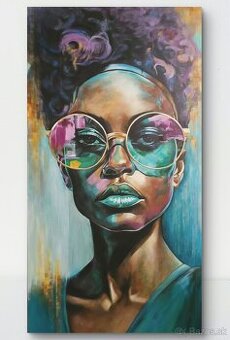 Ručne maľovaný obraz 150x80 cm