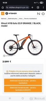 GHOST HYB Kato S3.9 mozna vymena za mensi