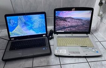 Notebooky HP a Acer