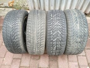 Predám 15" plechové disky s pneu 4x108 R15
