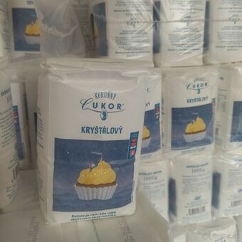 Predám 500 kg kryštálového cukru ŽELIEZOVCE