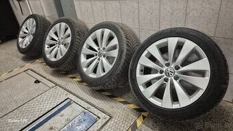 Predám zimnú sadu disky+pneumatiky 5x112 R17