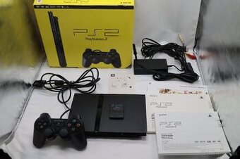 PS2 Slim SCPH-75004 komplet TOP stav