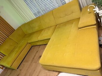 Veľká rohová sedacia súprava do U