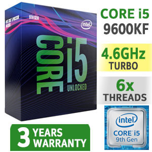 Herné CPU i5-9600KF - 6C/6T | TURBO 4,6GHz | Socket 1151 - 1