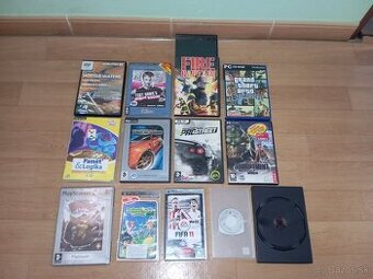 Predám staršie hry na PC, PSP, Playstation