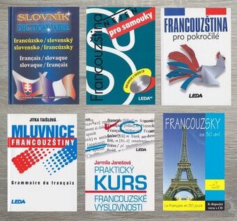 Učebnice, slovníky a jazykové knihy z francúzštiny