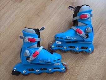 Detské nastaviteľné kolieskové korčule ROXA