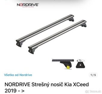 Nosiče - lyžiny KIA Xceed