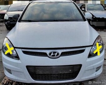 HYUNDAI i30 1.4 2009 predám NÁRAZNÍK, PIATE DVERE, DVERE