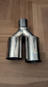 Nerezová koncovka výfuku dvojitá