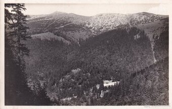 Staré pohľadnice Nízke Tatry, Ďumbier, Chata Trangoška