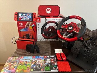 Nintendo Switch OLED + Mário volant