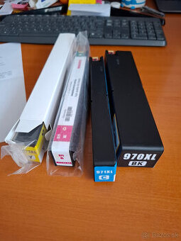 predám atramentové náplne HP 970XL, HP 971XL