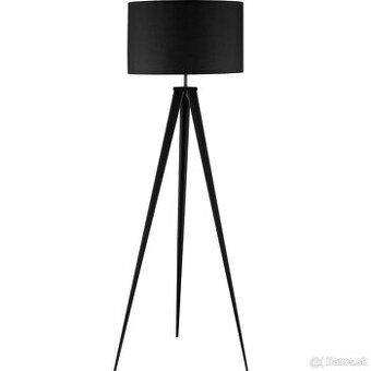 Stojaca lampa Lunaris – čierna, nová