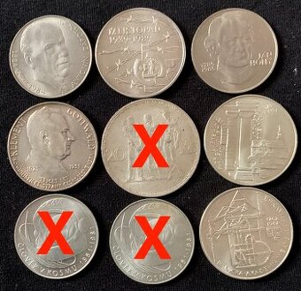 Československé pamätné strieborné mince (3)