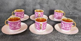 kávový porcelánový set