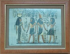Ponúkam ORIG papyrus Egypt, majský kalendár z Mexika
