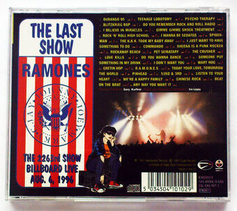 RAMONES The Last Show