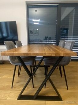 Kovové stolové nohy 2x Z72x70x7