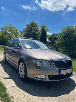 Škoda Superb Combi 1.6 TDI, full výbava, koža, 2 sady kolies