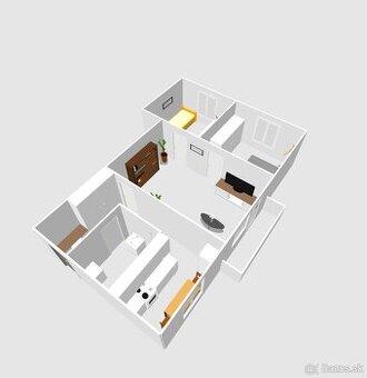 Pripravujeme do ponuky 3-izbový byt s balkónom / 63 m2 / Kys