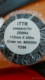 Predám termotransferovú pásku 110mm x 300m - 1