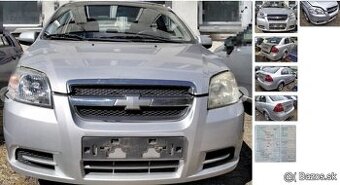 Chevrolet Aveo 1.4 2009 predám KAPOTA, motor, prevodovka, dv