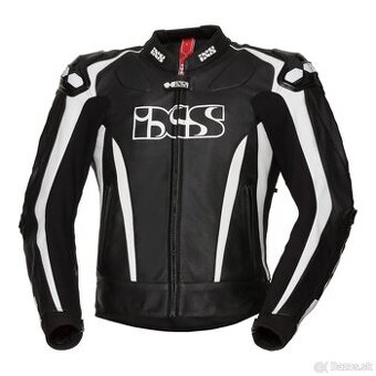 Koženná Bunda IXS RS-1000 koža bielo - čierna