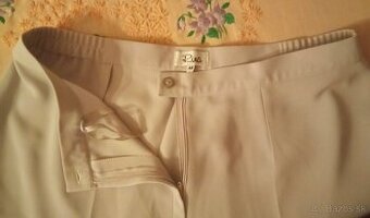 Nohavice dámske béžové klasické - 1