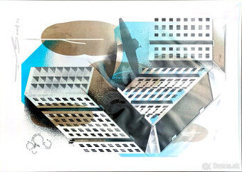 Grafika Čierne diery - Medzi Jarkami