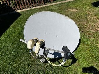 Satelitná parabola + 3 konvertory