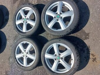 ELEKTRÓNY+PNEUMATIKY ŠKODA R17 5X112 6JX17 ET45